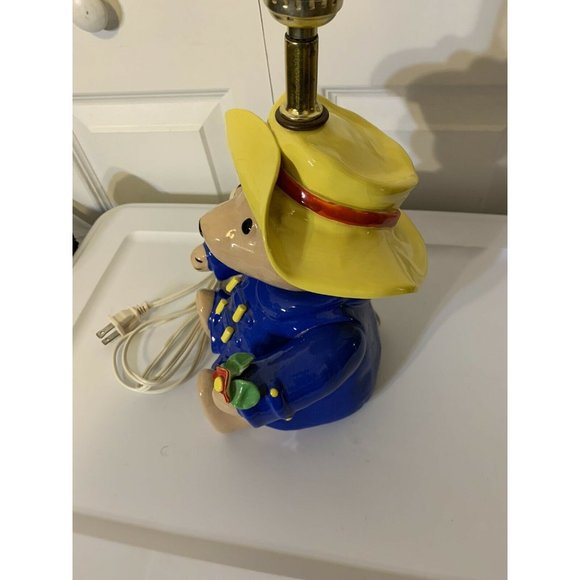 Vintage Paddington Bear Lamp by NOJO EDEN 1991 14 1/2 Inches Works No Lamp Shade - Picture 5 of 10